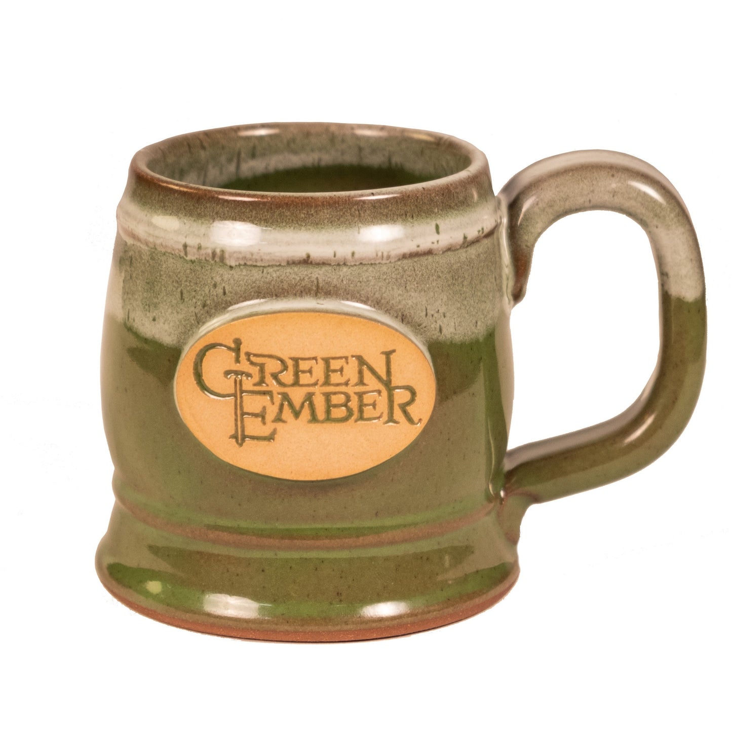 Handcrafted Green Ember Mug