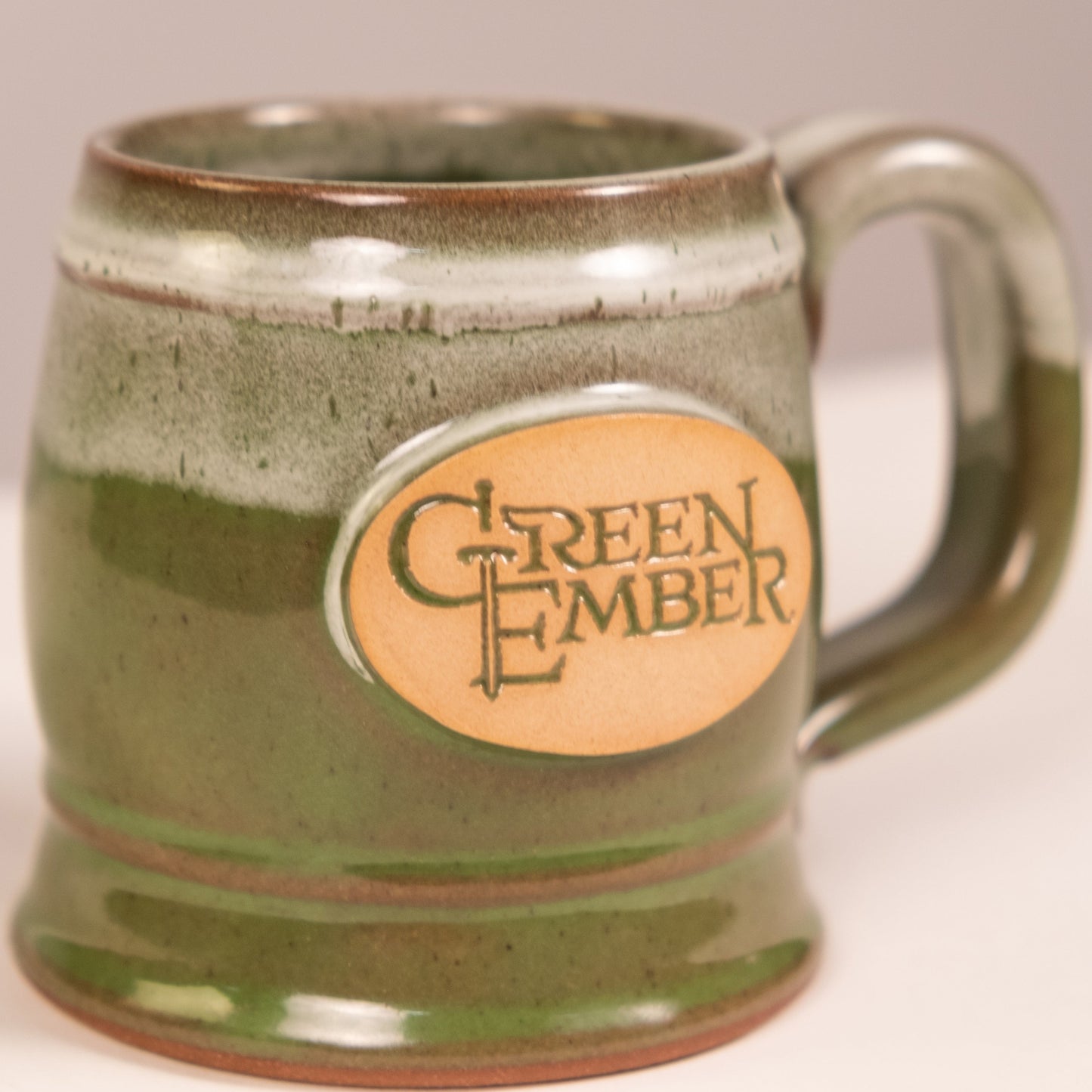 Handcrafted Green Ember Mug