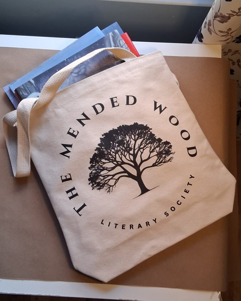 Mended Wood Tote Bag