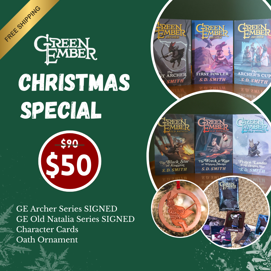 SIGNED Green Ember: Archer + Old Natalia Christmas Special with FREE Ornament and Character Cards