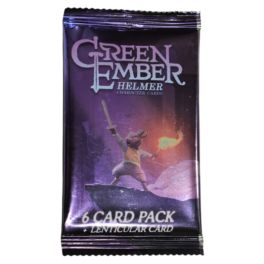 Helmer in the Dragon Tomb Character Cards + Lenticular Card