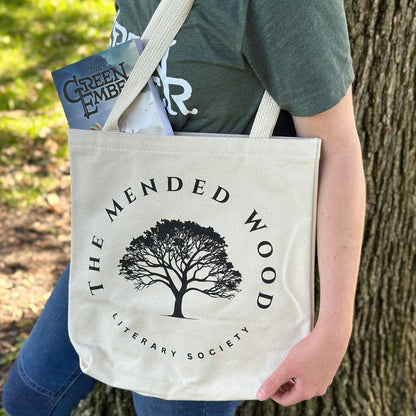Mended Wood Tote Bag