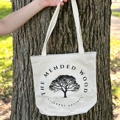 Mended Wood Tote Bag