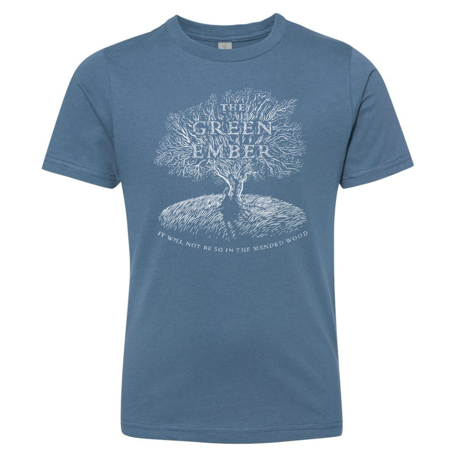 Blue Mended Wood T-Shirt