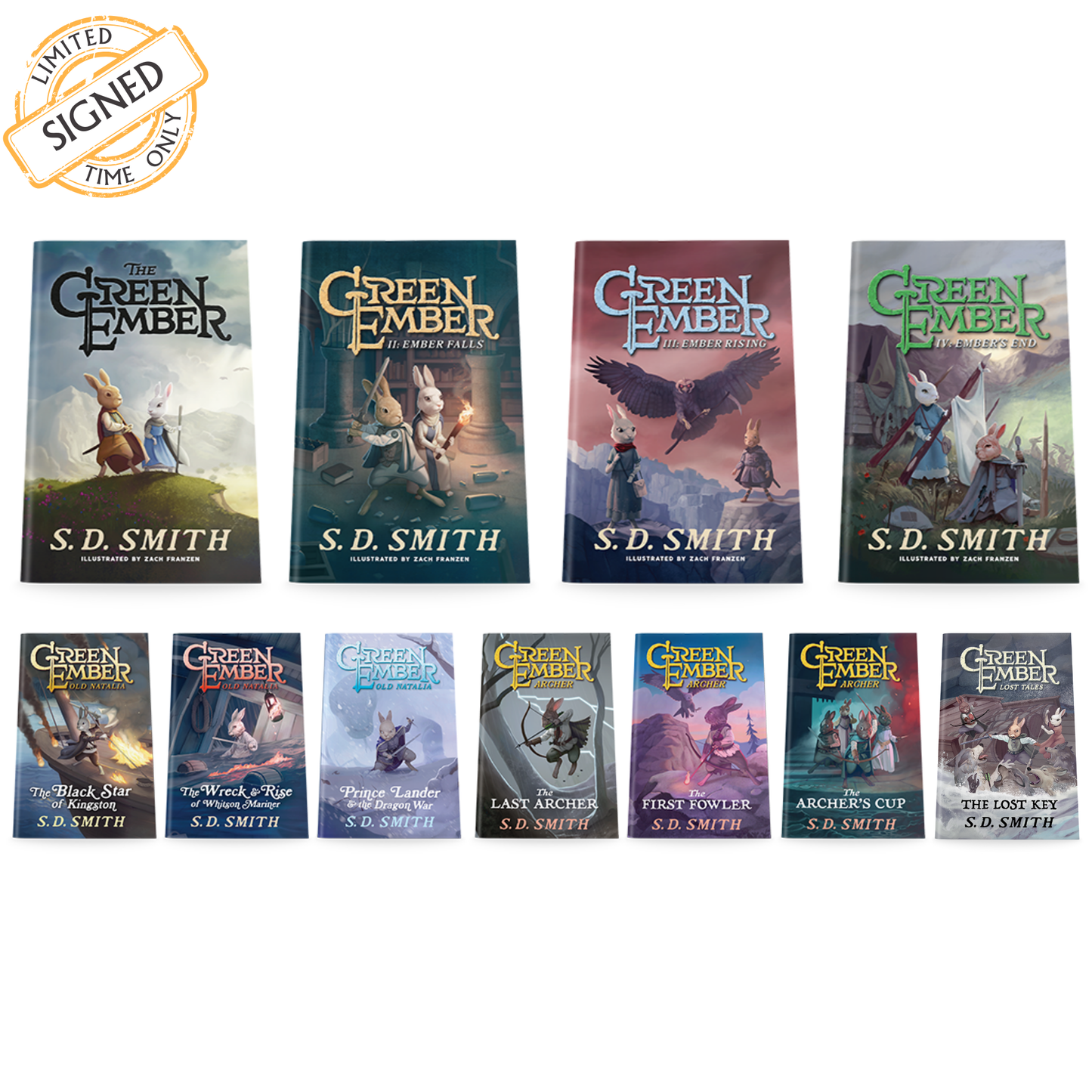 SIGNED The Green Ember Series - All 11 Books Bundle (Softcover)