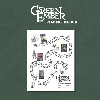 Green Ember Reading Tracker - Printable Download