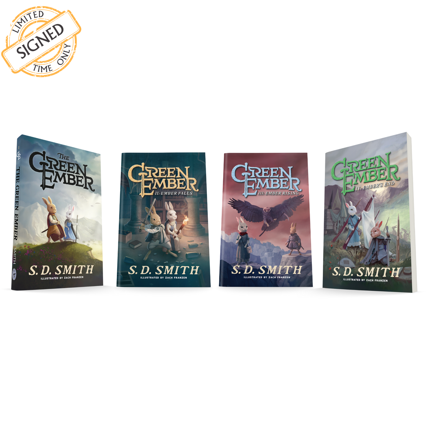 SIGNED Green Ember Series 4 Book Combo (Softcover)