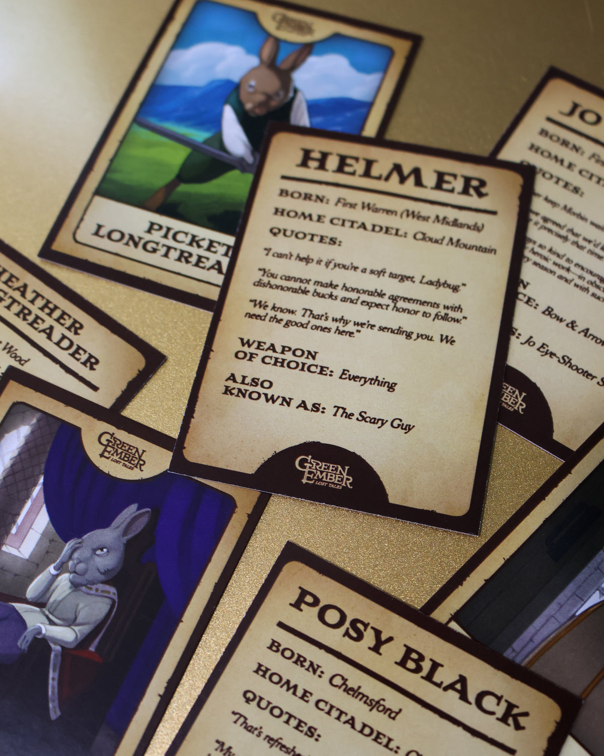 Signed - Lost Tales Trilogy + Character Cards