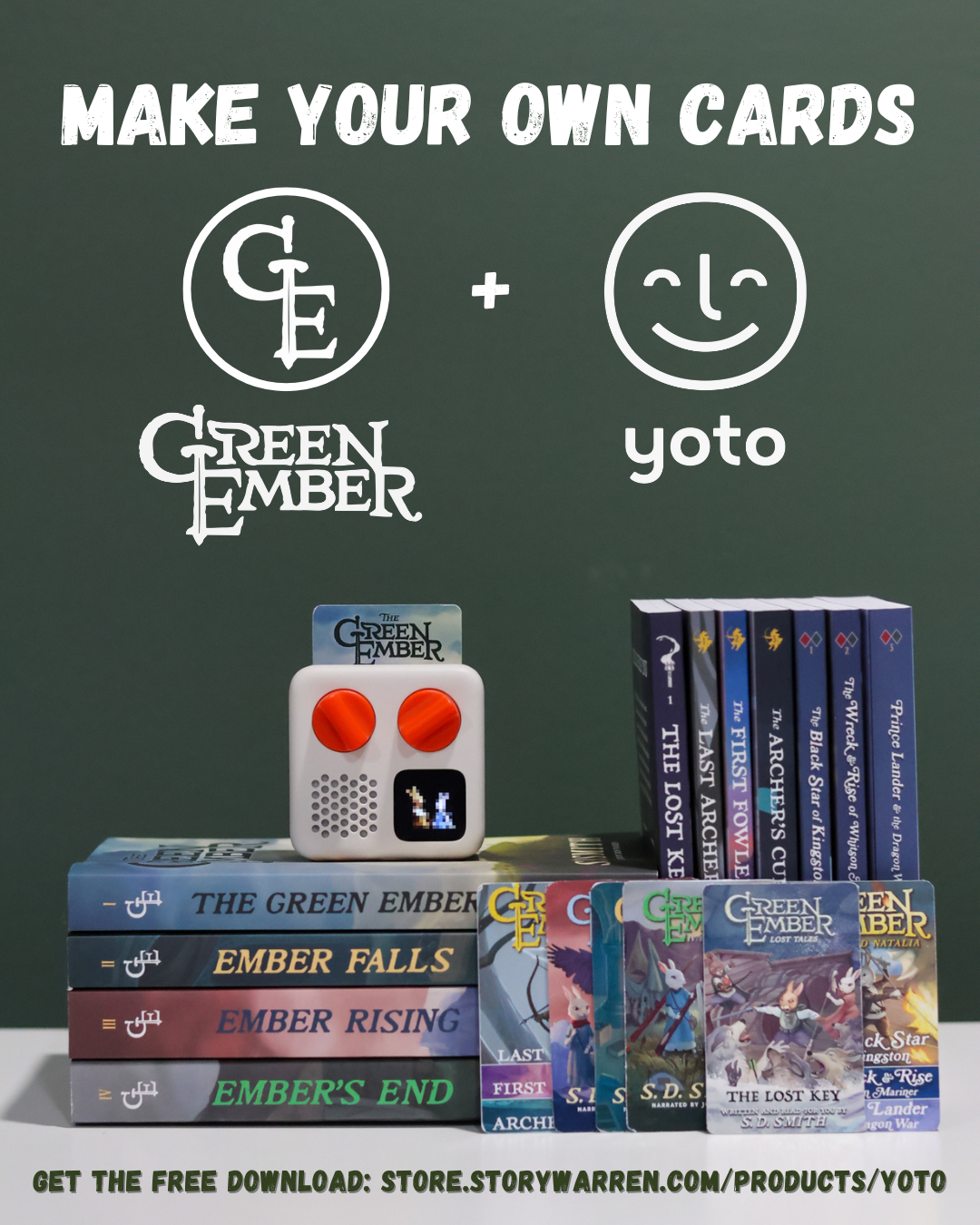 make your own green ember book covers