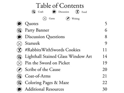 The Official Green Ember Book Club & Party Activity Guide (32 pages) - Printable Download